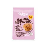 MINI CHOCO BROWNIE VAINILLA 5U. 125GR. 12P.