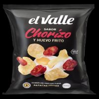 PATATAS SABOR CHORIZO/HUEVO 120 GRS C/10 UND
