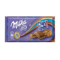 MON.CHOCOLATE MILKA CHIPS AHOY 100 GR.22P.