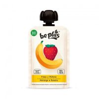 POUCH FRESA PLATANO BIO (2x7u) 100g BEPLUS