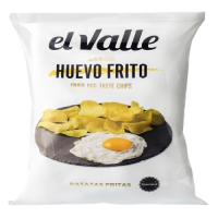 PATATAS SABOR HUEVO FRITO 120 GRS C/10 UNID